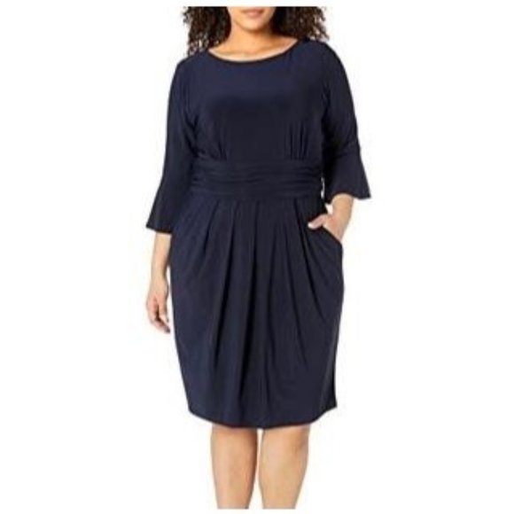 Eliza J Dresses & Skirts - Eliza J NWOT Flounce Sleeve Stretch Sheath Dress